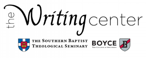 SBTS Writing Center Logo